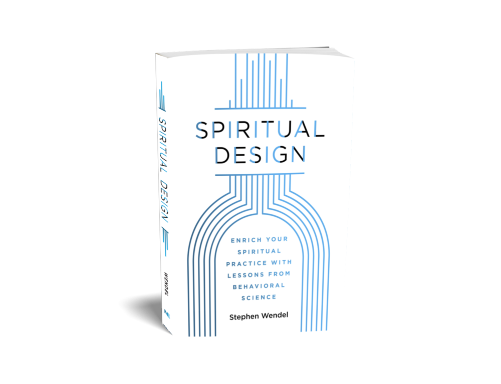 Prayer & Meditation - take time and focus that’s often difficult to find - especially as the world around us is chaotic. Spiritual Design may be able to help: by teaching you about small changes you can make to take control of your environment, building on research in behavioral science.The book is available for sale on Amazon (for Kindle and in paperback), but you can also download it here for free, no questions asked. I ask that you don’t circulate it though — please direct people here if they are interested.